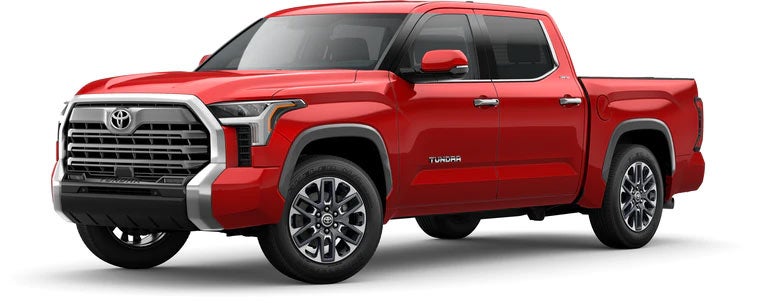 2022 Toyota Tundra Limited in Supersonic Red | Danville Toyota in Danville VA