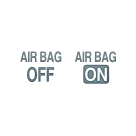 SRS Airbag On-Off Indicator